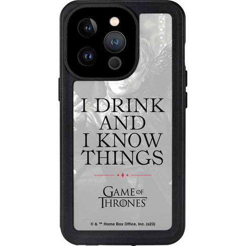 Game of Thrones: Tyrion Lannister Quote iPhone 15 Pro Waterproof Case